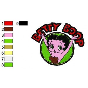 Betty Boop 01 Embroidery Design